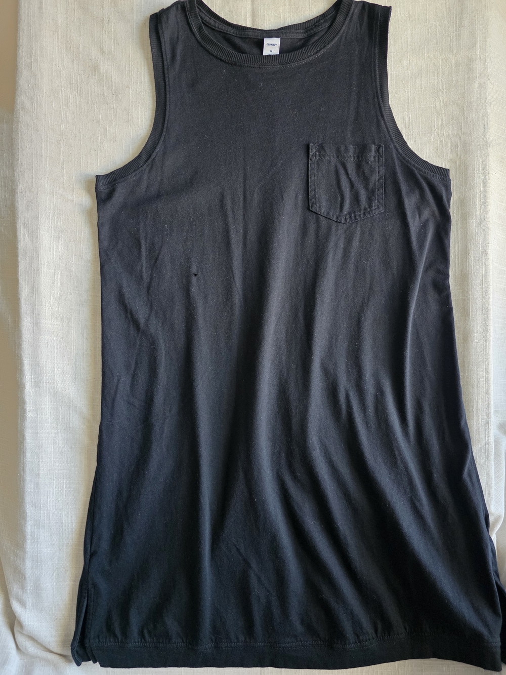 Old Navy Black Crewneck‎ T-Shirt Dress, Casual, Fun, Every Day Medium